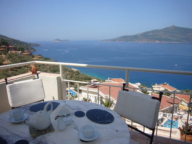 Apartment front balcony